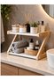 Z 2-Tier Multi-Purpose Countertop Organizer Shelf – Kitchen, Bathroom Shelf 40X22X25 cm - 4