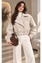 Women's Cashmere Fabric Jacket - 3
