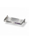 Stainless Steel No Drilling Mounting Adhesive and Screw Compact Bathroom Shelf İnox - Bth-012 - 2