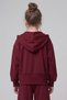 Dmb Girls' Hooded Crop Sweatshirt 9-14 Years Cherry - 3