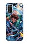 Samsung Galaxy A02S Compatible Anime Water Sword Printed Transparent Phone Case