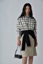 Black Nomi Knitwear Waist Belt