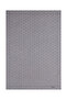 Light Gray 75X200 Silk Cotton Jacquard Shawl with Logo