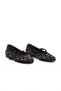 Black Stone Embroidered Adjustable Ankle Strap Stylish Comfortable Women's Ballerinas 666193 - 4