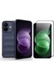 Xiaomi Redmi Note 17 Pro Case Flexible Tpu Wave Design Zore Ethnic Silicone Cover + Glass Screen Protector