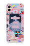 Samsung Galaxy A06 Compatible Women's Power Pink Collage Printed Transparent Phone Case