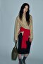 Red Nomi Knitwear Waist Belt - 6