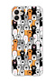 Samsung Galaxy A04 Compatible Colorful Cat Paw Printed Transparent Phone Case