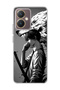 Vivo Y27 Compatible Anime Wolf Warrior Printed Transparent Phone Case