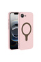 iPhone 16E Case Pastel Colorful Magsafe Camera Raised Silicone - 7