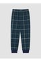 I Checkered Embroidered Boys' Pajama Bottoms from Freezen Store - 3