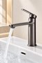 Eksen İnox Sink Faucet Single Handle Hot Cold Bathroom Tap Stylish Design
