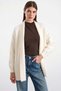 Salaş Soft Fabric Knitwear Cardigan Ekru 8299 - 4