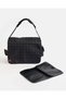 Baby Black Tonal Pattern Messenger Bag - 2