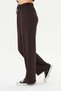 Women's Modal Fabric Comfortable Fit Wide Leg Sweatpants Dark Brown 8101-Kk - 3