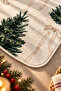 Non-Slip Base Washable 2-Piece Bath Mat - 60*100 cm - 50*60 cm - Bow Pine - Christmas - New Year - 2