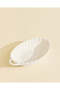 White Fluted Oval Serving Dish With Handles 27.5x15.5cm - 2