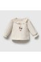 Baby Girl Cotton Carousel Detailed Embroidered Shirt and Romper Two-Piece Set - 4