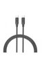 60W USB-C to USB-C Fast Charging Cable 2M, 3A PD Braided & 480Mbps , iPhone 18/15 - 2m Black - 5