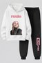 Rose from Blackpink Printed 3-Yarn Quality Sweatshirt and Sweatpants Kids' Top-Bottom Set