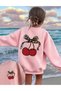 Hanorac oversize, roz - 2