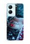 Vivo Y18 Compatible Anime Red Eye Printed Transparent Phone Case
