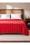 Esvab • Modern & Distinctive Double Plush Blanket with Bow Embroidery