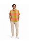 Men's Striped Linen Shirt – Stylish, Pale Green