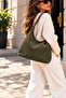 Set of 2 Suede Shoulder Bags – Soft Textured Women's Bags with Adjustable Straps - 2