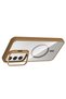 Galaxy S25 Case with Camera Stand, Magsafe Compatible, Transparent Back, Silicone - 6