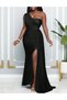 Rochie lunga, Negru