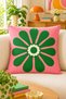 Set of 4 Cushion Covers 43X43 cm Colorful Floral Geometric Retro Bohemian Decorative Pillowcases - 3