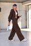 Teen Women's Black Straight Wide Ribbed Side Ribbed Soft Sweatpants