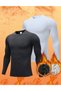 Bluza termica, Alb/Negru