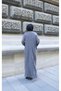 Striped Woven Knitwear Cardigan with Pockets - 5