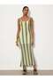 Rochie maxi, mix culori