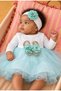 Tutu Dress - Mevlüt Dress with Inner Dress (Suitable for Summer and Winter Use) with Bandana and Shoe Gift Set - 2