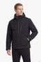 Men's Hooded Waterproof Black Coat