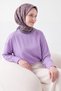 Soft Scarf Mini Floral Blue Gray - 3