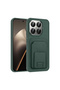 Xiaomi 15t Pro Case with Card Holder and Stand, Camera Raised Silicone