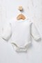 Baby Girl Floral Detailed Tulle Dress with Inner Bodysuit - Shoes and Bandana as Gift - 4