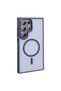 Galaxy S23 Ultra Case Magsafe Supported Camera Raised Silicone Matte Anti-Fingerprint - 3