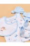 Baby Boys Blue And White 8 Piece Gift Set - 6