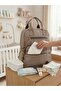 Mother Baby Care Backpack Multi-Pocket Baby Bag with Bottle Compartment - 2
