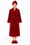 Women'S/Men's Unisex 3-Piece Bath Set: Shawl Bathrobe, Non-Slip Sole Slippers, and Snap-On Towel Hair Cap