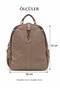 Women's Soft Leather Backpack and Shoulder Bag 2134 - 3