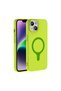 iPhone 14 Case Pastel Colorful Magsafe Camera Raised Silicone
