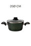 7 Piece Granite Cookware Set Green Color 20-24 cm Non-Stick Cookware Set - 5