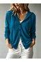 Women's Long Sleeve Hooded Lace-Up Front Buttoned Strawberry Jacket