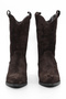 Genuine Suede Leather Brown Western Women's Boots - Zb541 - 3